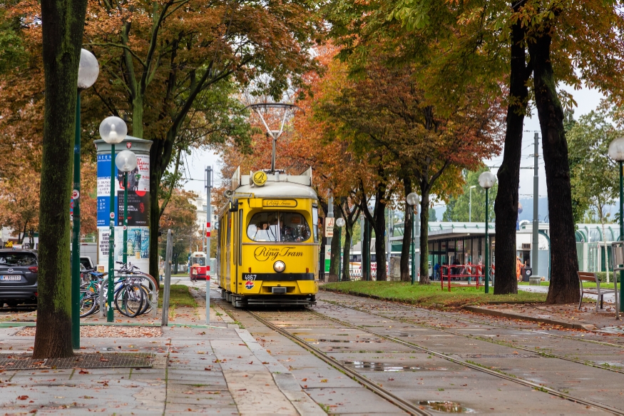 Vienna RingTram  Franz Josefs Kai Fahrtrichtung Schwedenplatz