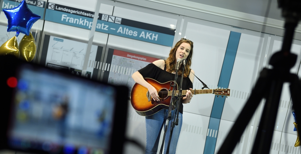 Eine der Fixstarterin der U-Bahn-Stars.