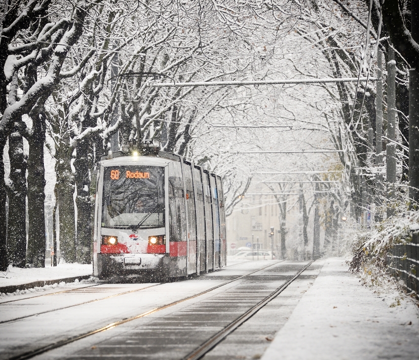 Gerade im Winter sind die Öffis DAS sichere und verlässliche Verkehrsmittel in Wien.