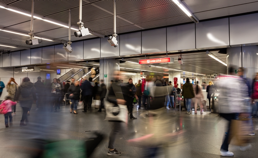 U-Bahn Passage Stephansplatz für die U1 und die U3