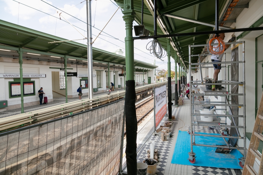 Sanierung U6 Station Währingerstraße