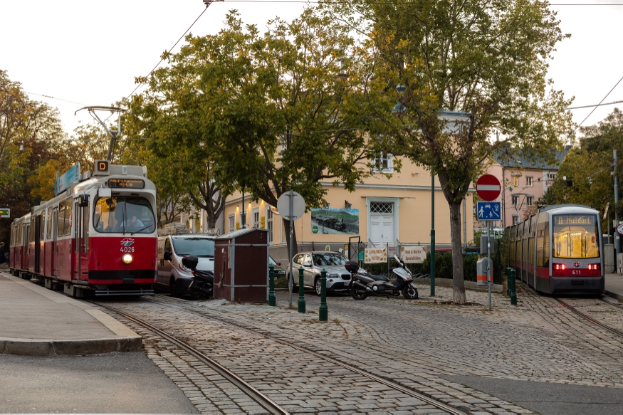 Linie D Endstelle Nußdorf