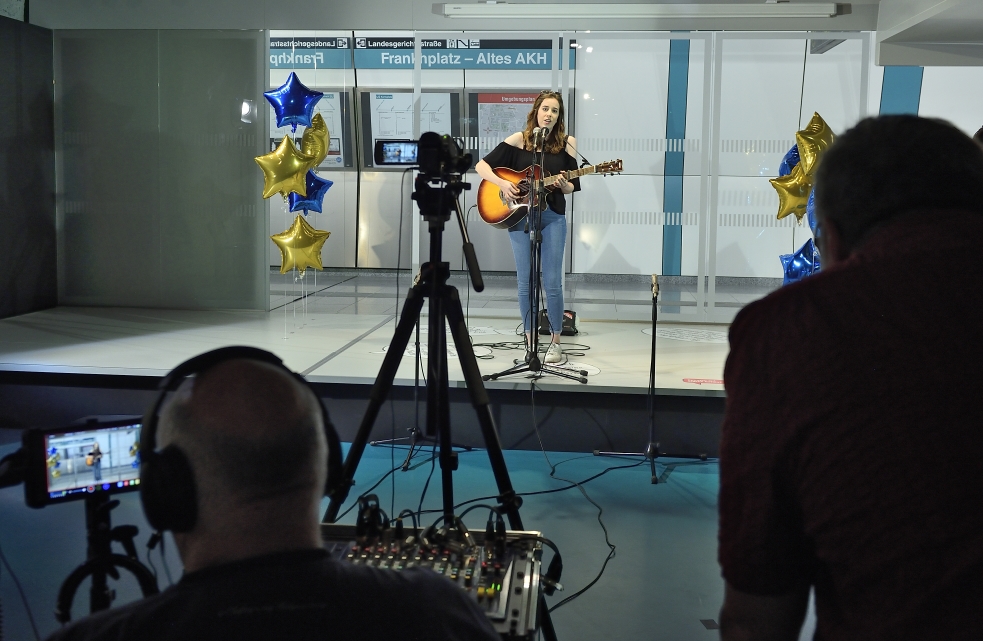 Live-Audition am 9. Juni für die U-Bahn-Stars im Infocenter der Wiener Linien bei der Station Volkstheater