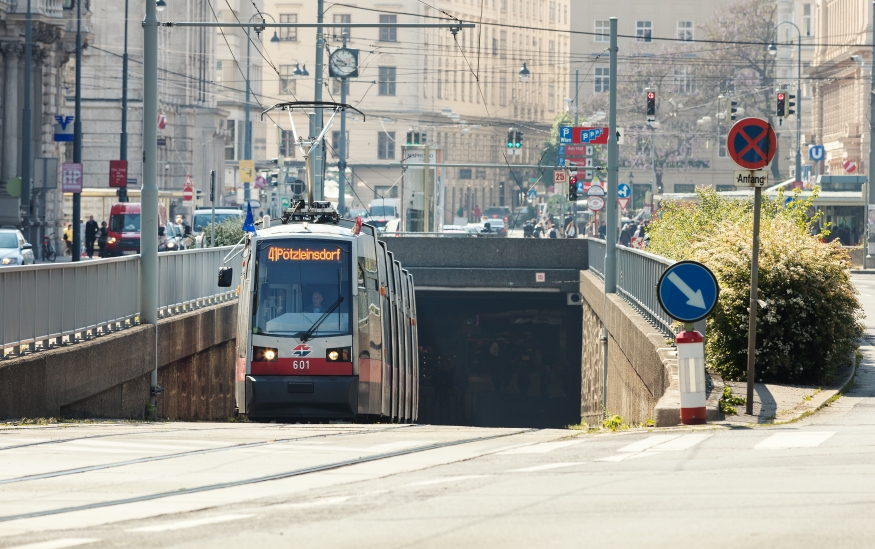 Linie 41  Schottentor Richtung Pötzleinsdorf