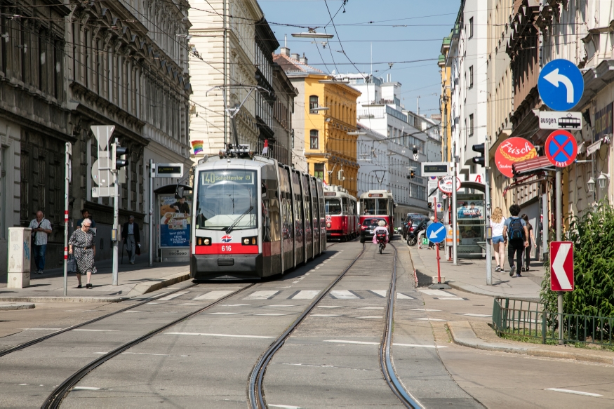 Linie 40 Umleitungsstrecke über Kreuzgasse-Währinger Gürtel