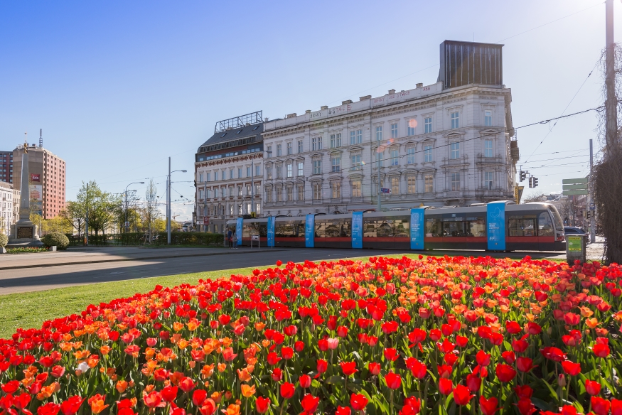 Linie 6  Europaplatz Richtung Kaiserebersdorf