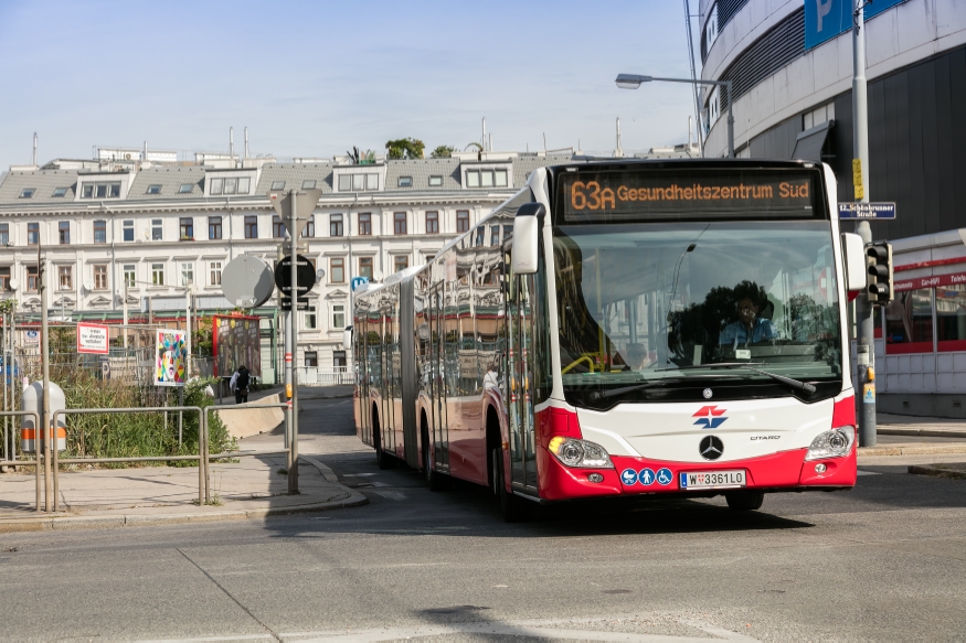 Bus Linie 63A Meidling,Schönbrunnerstraße