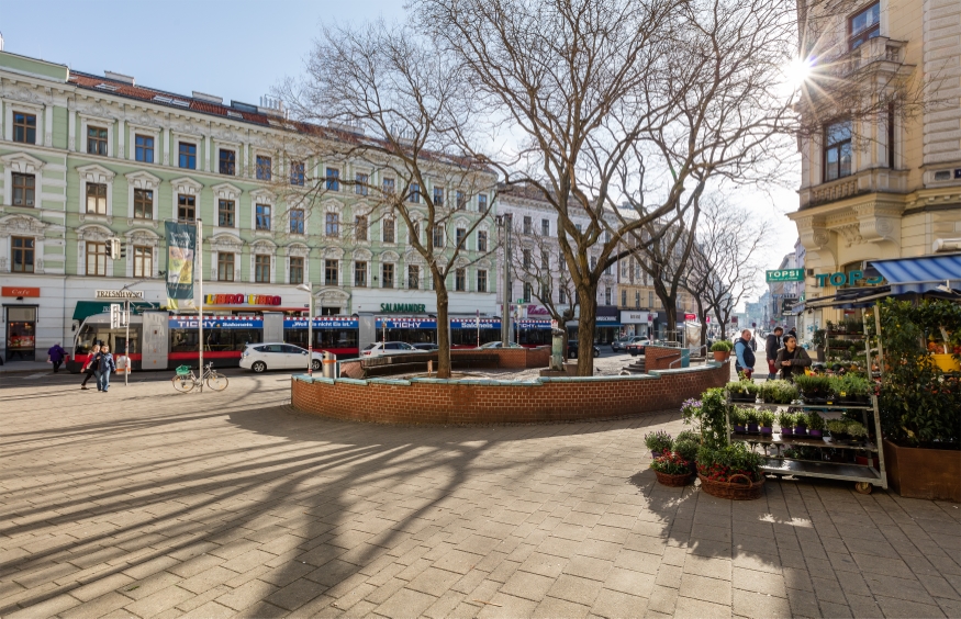 Linie 41 Währingerstraße Fahrtrichtung Pötzleinsdorf