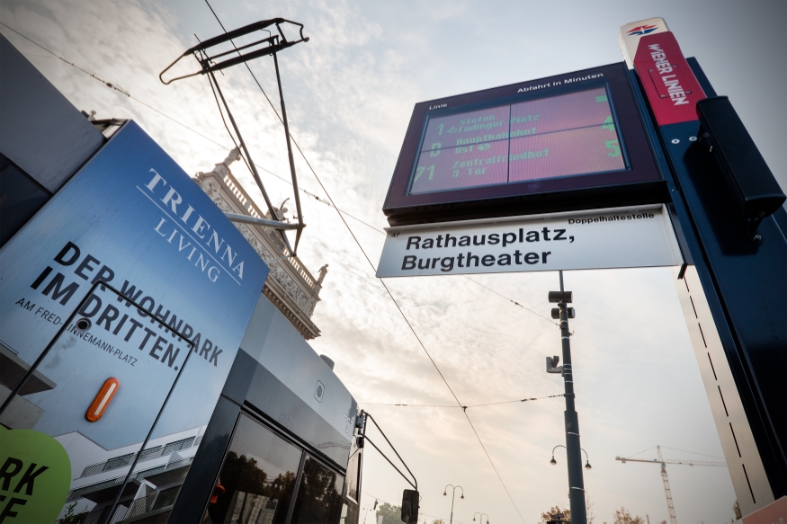 Haltestelle der Zukunft  Rathausplatz, Burgtheater