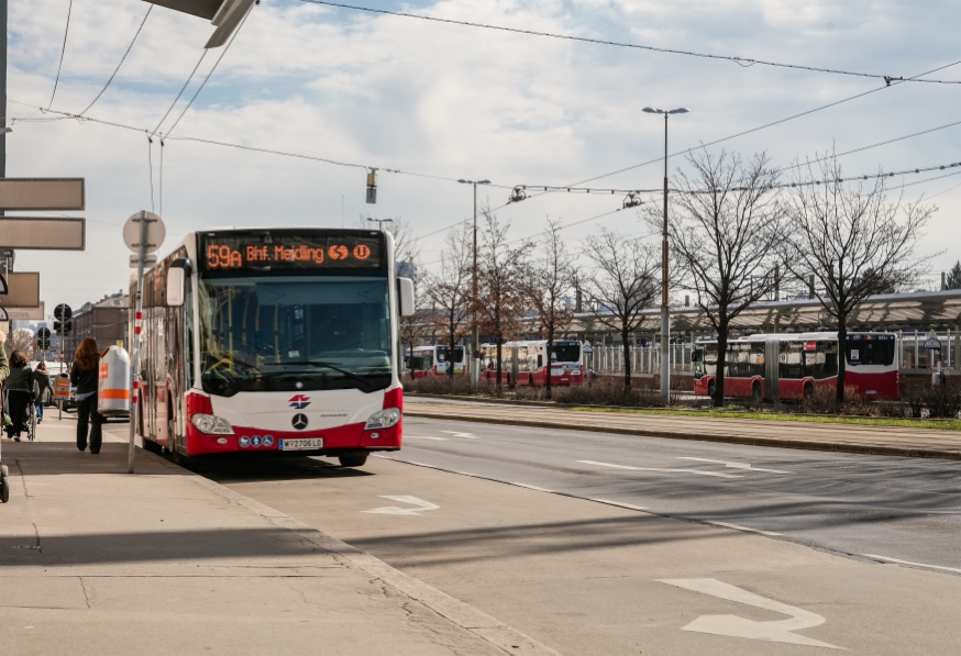 Buslinie 59A Station Meidling