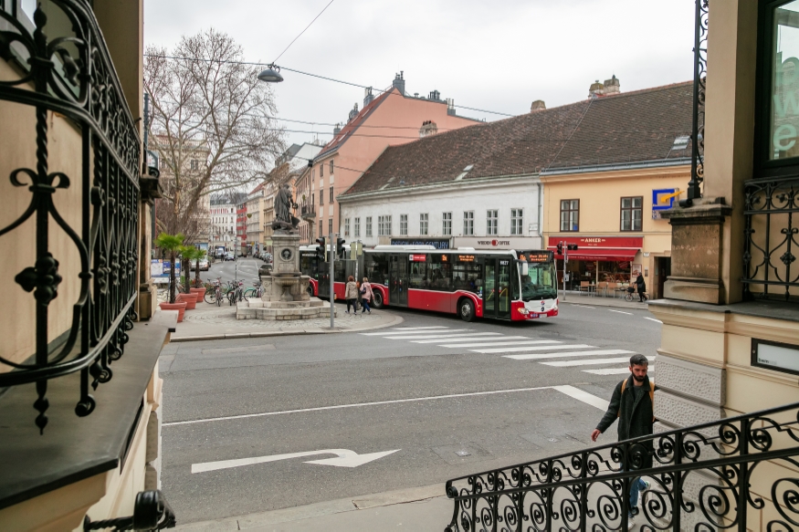 Bus Linie 13A Margaretenplatz Fahrtrichtung Alserstraße