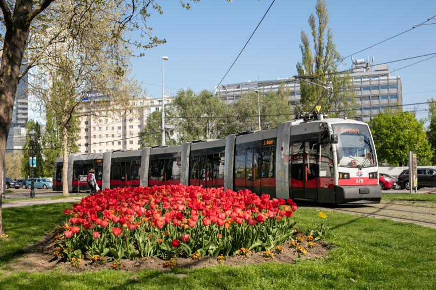 Linie 2 Julius Raab Platz Fahrtrichtung Dornbach