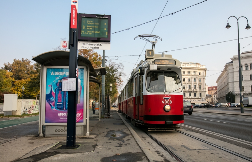 Haltestelle der Zukunft  Rathausplatz, Burgtheater