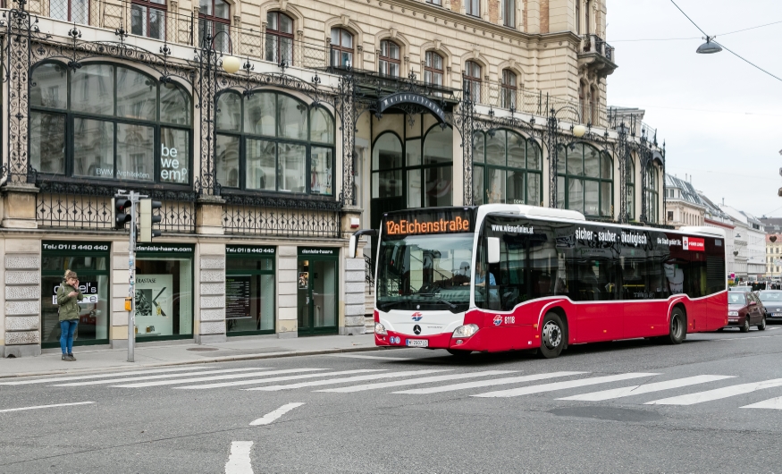 Bus Linie 12A Margaretenplatz Fahrtrichtung Eichenstraße