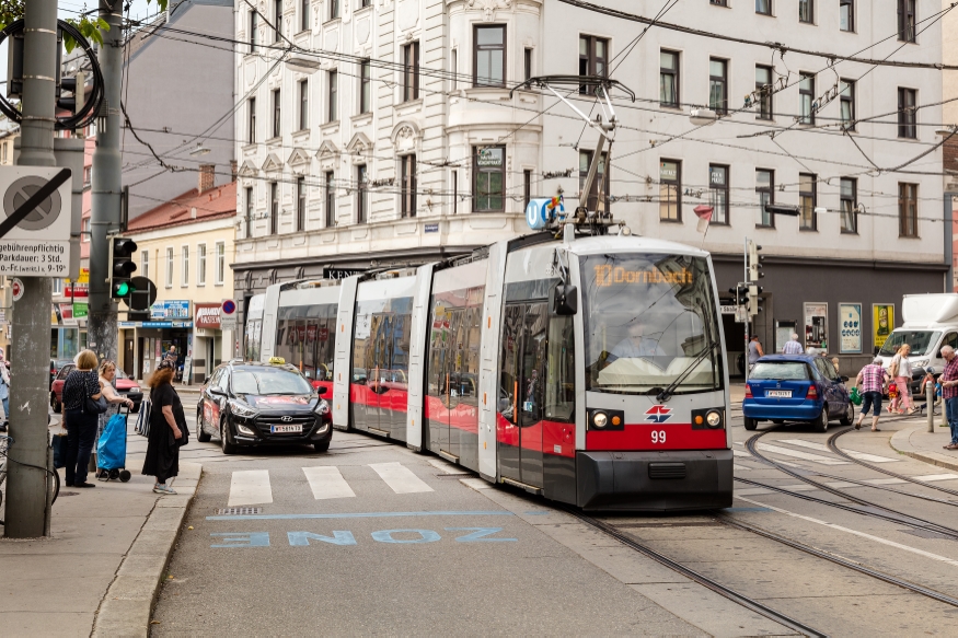 Linie 10 Hütteldorferstraße Fahrtrichtung Dornbach