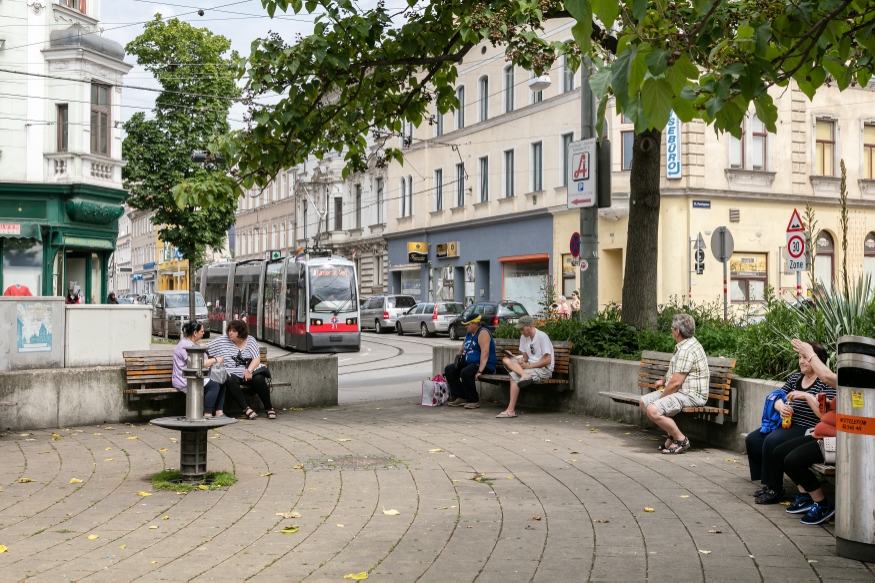 Linie 10 Breitenseerstraße, Hütteldorferstraße Fahrtrichtung Unter St.Veit