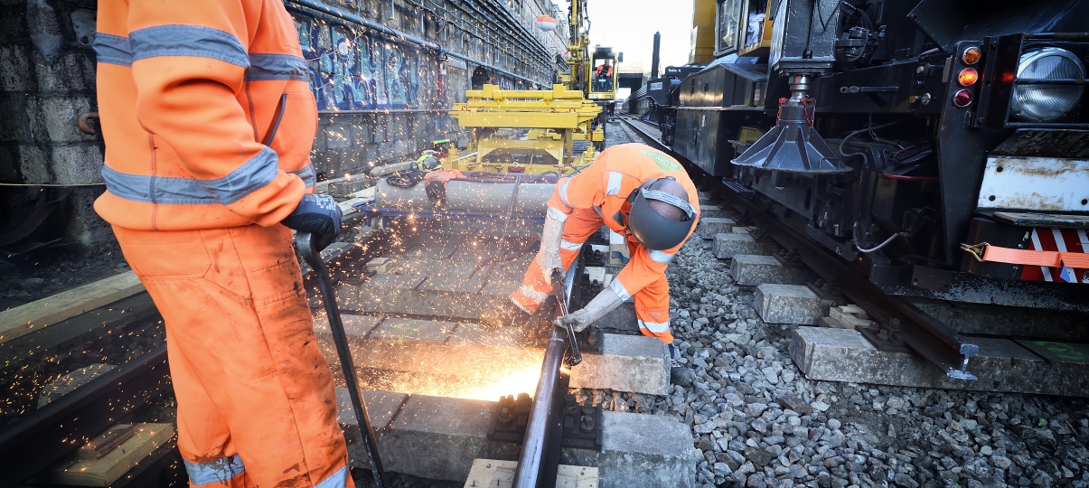 Zwischen den Stationen Pilgramgasse und Margaretengürtel wird im Zuge der U4 Modernisierung eine Weichenanlage gebaut.