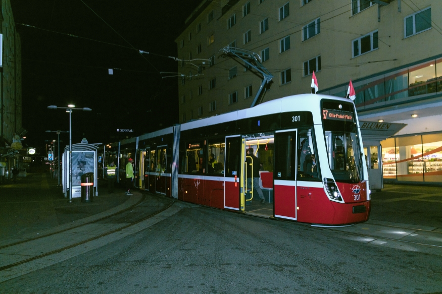 Flexity Ersteinsatz Linie 67 am 6.Dezember 2018