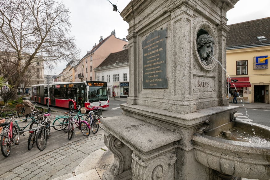 Bus Linie 13A Margaretenplatz Fahrtrichtung Alserstraße