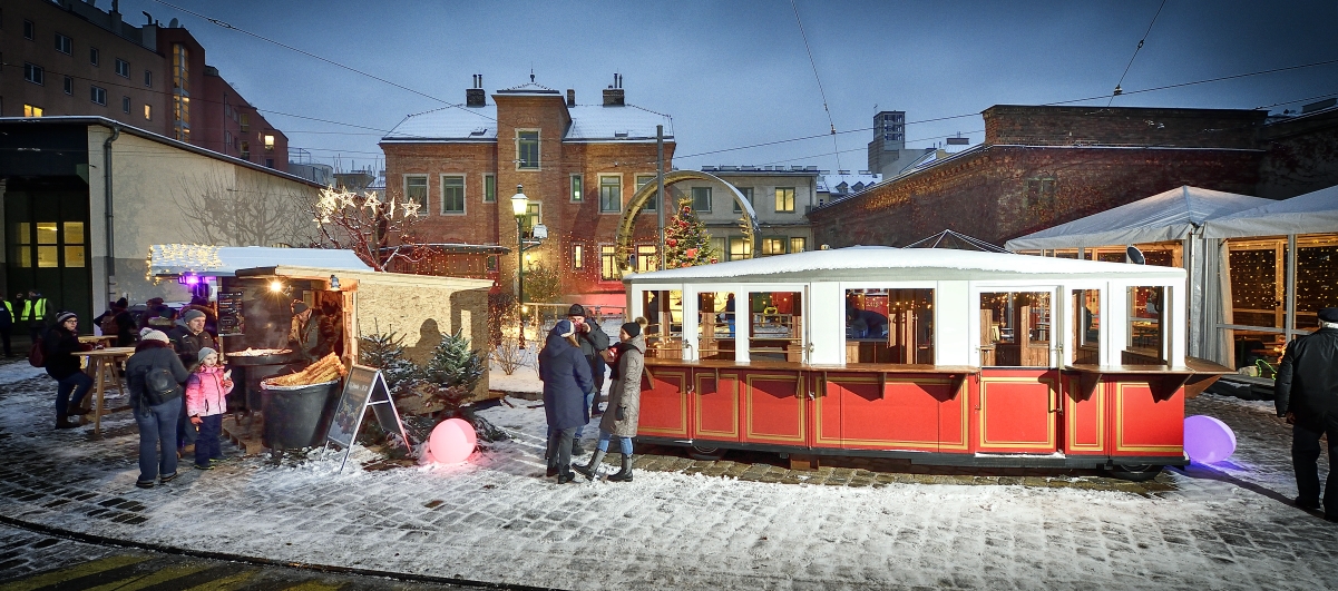 Adventmartkt 2018 im Verkehrsmuseum Remise.