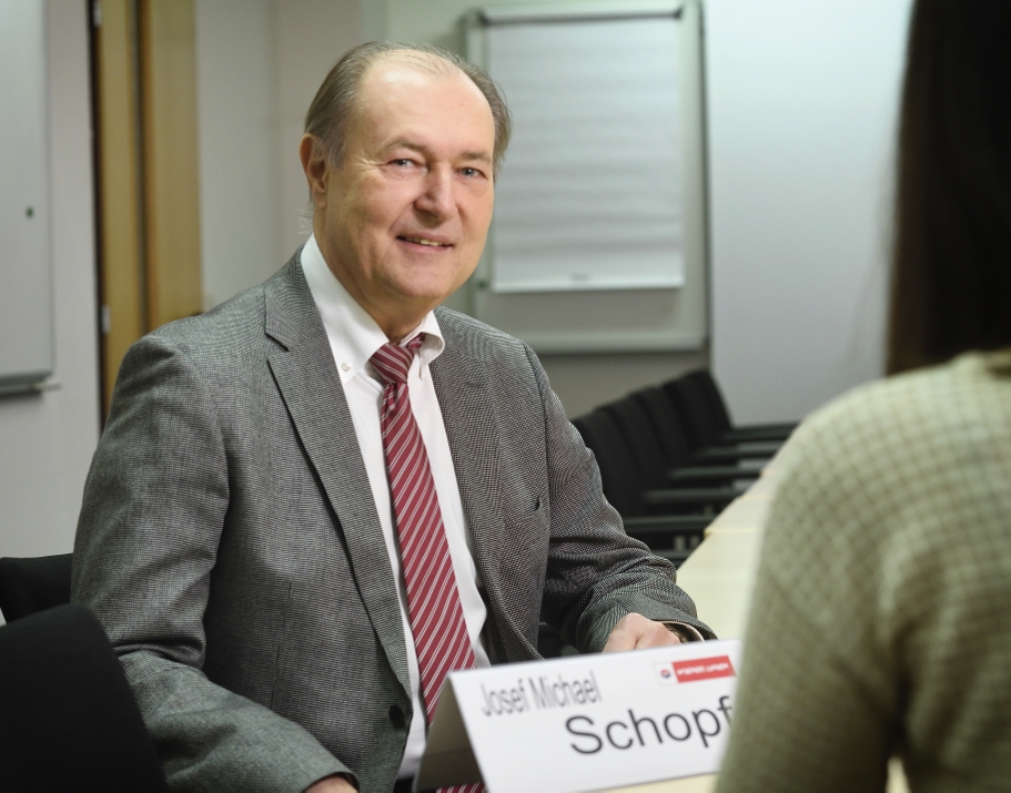 Prof. Josef Michael Schopf ist das neue Mitlgleid im Fahrgastbeirat als Nachfolger von Hermann Koflacher.