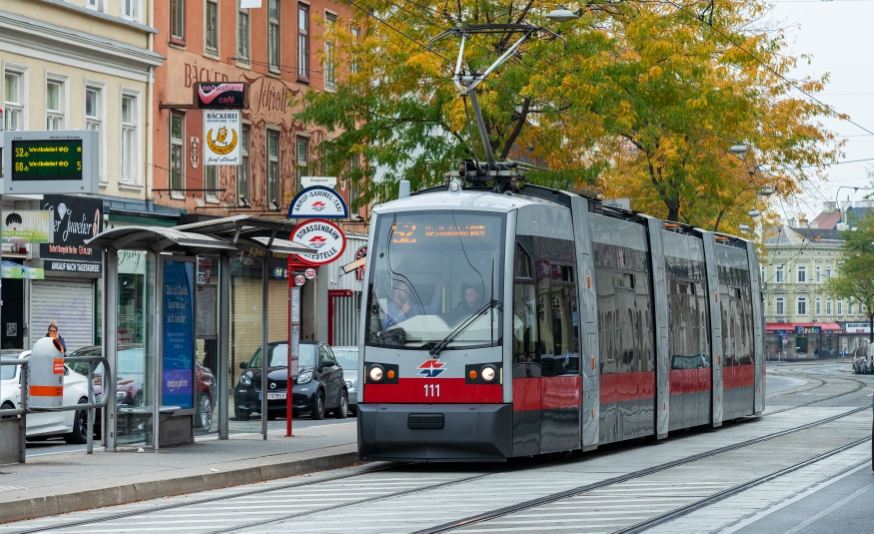 Linie 52 Mariahilferstraße Staglgasse