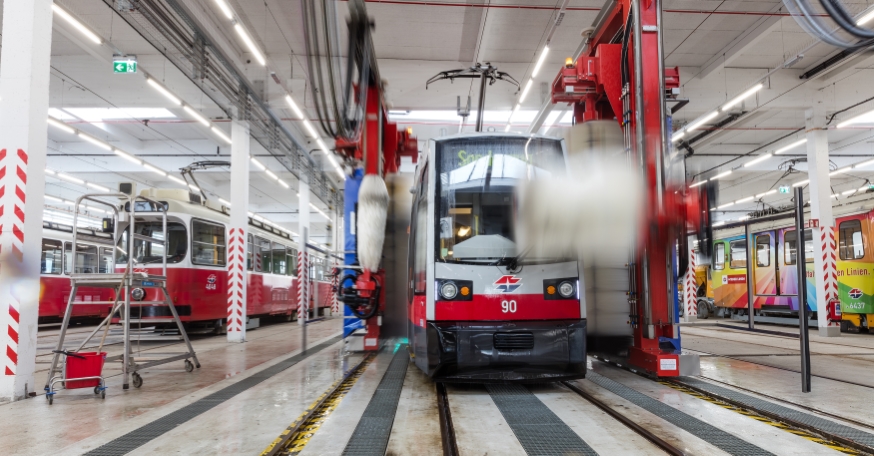 Bahnhof Speising Waschanlage