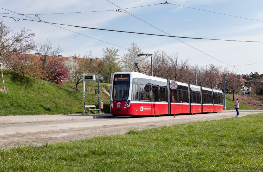 Flexity Linie 67 Frödenplatz