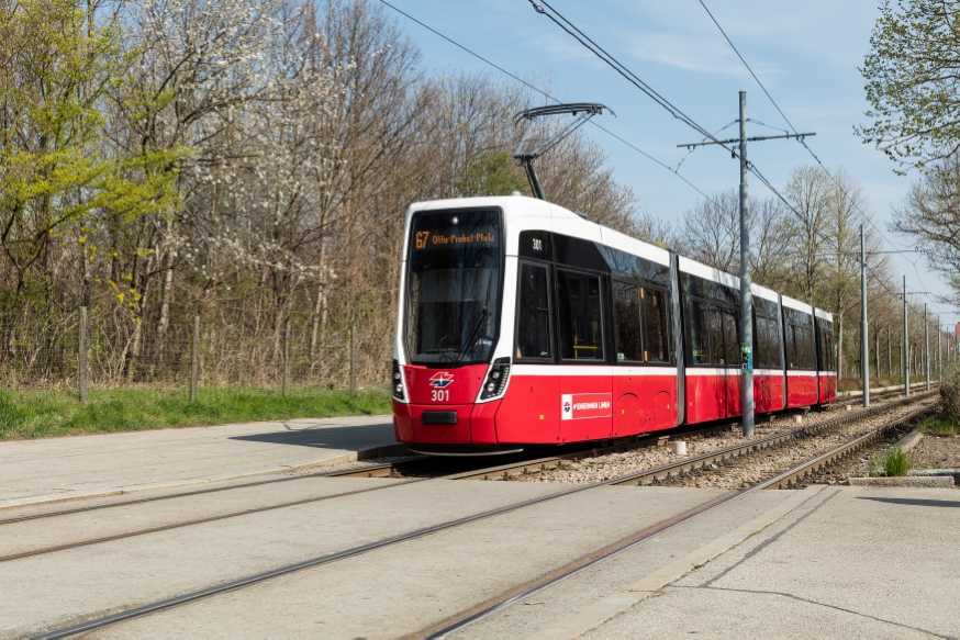 Flexity Linie 67 Otto Probststraße