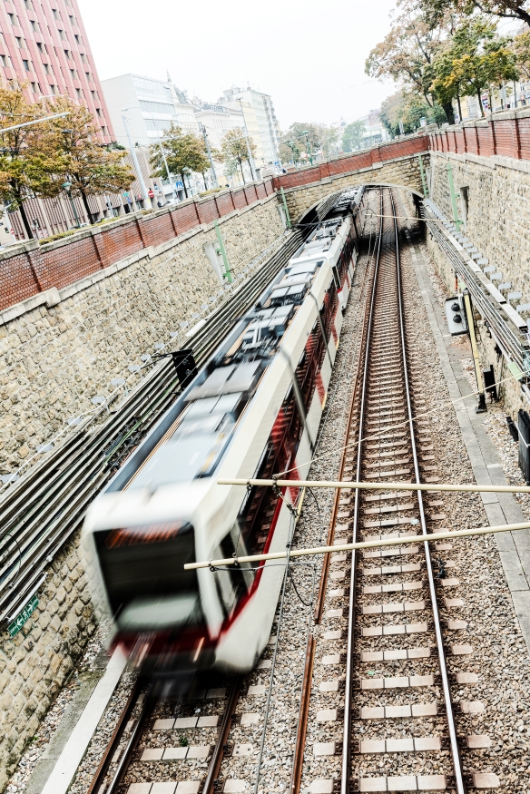 U6 beim Mariahilfer Gürtel Fahrtrichtung Floridsdorf