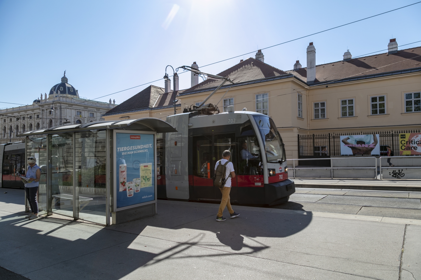 Begrünung der Wartehäuschen