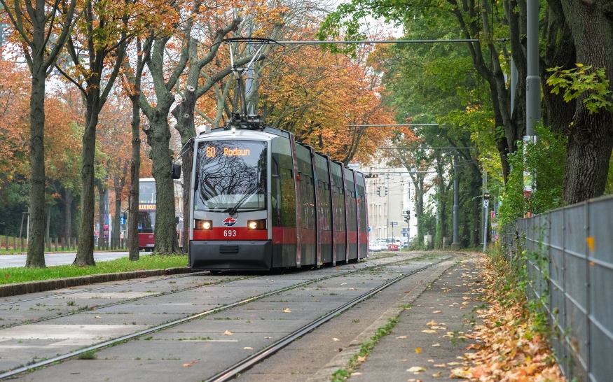 Linie 60  Mariahilferstraße nach der Winkelmannstraße