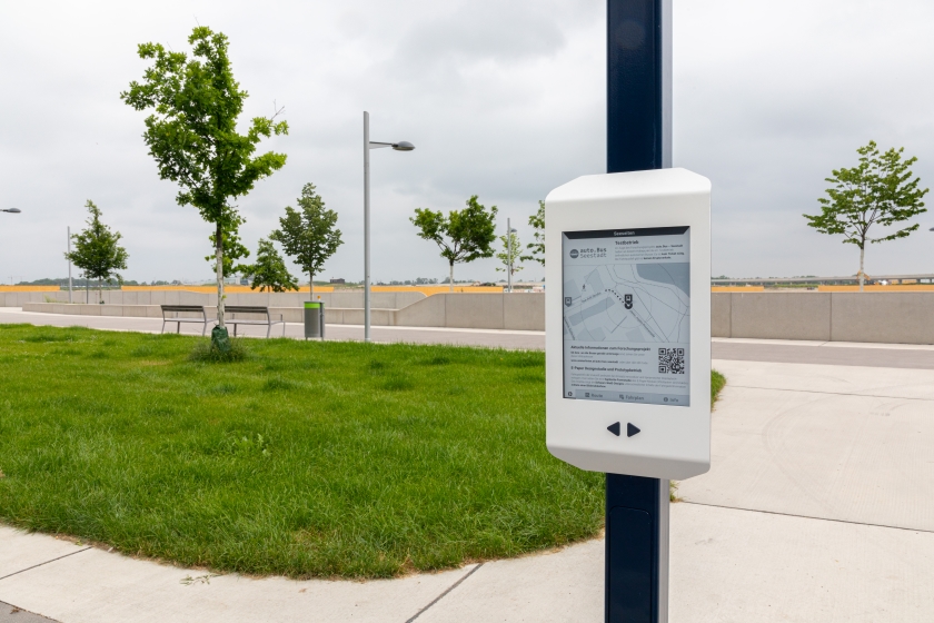 Autonomer Bus in der Seestadt