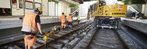 Besuch der Baustelle bei der Station Margaretengürtel