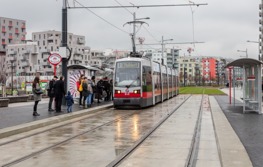 Linie D neue Station Hlawkagasse