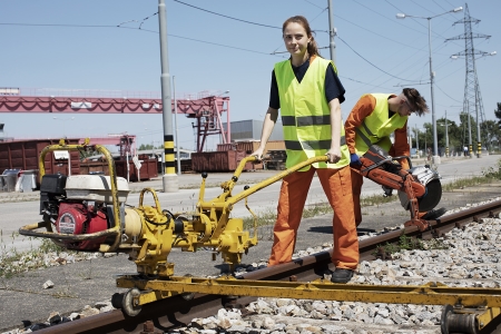 Lehrberuf Gleisbautechnik der Wiener Stadtwerke, Wien 12.08.2020 Foto: Michèle Pauty