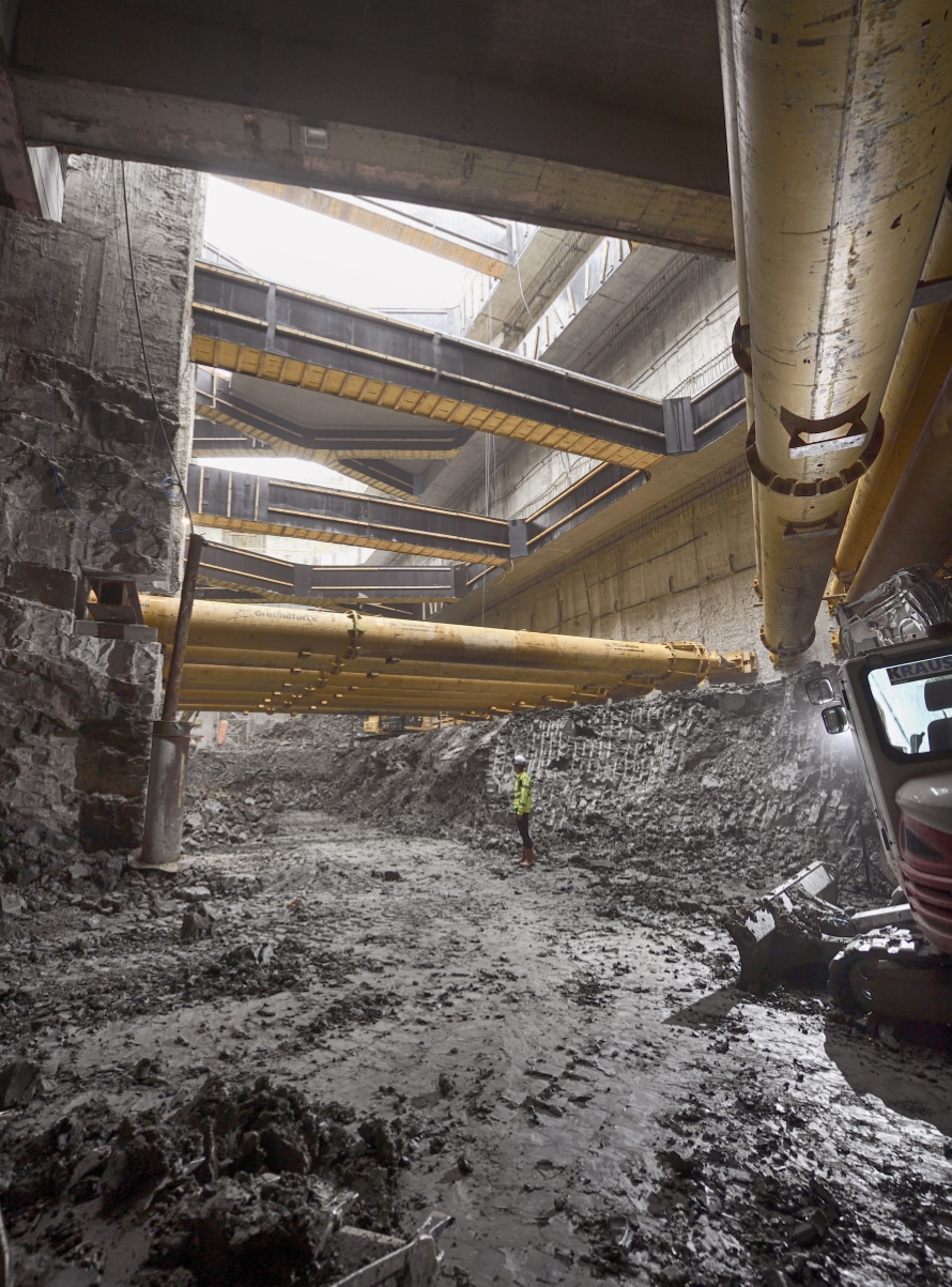 U2 Baustelle Matzleinsdorfer Platz