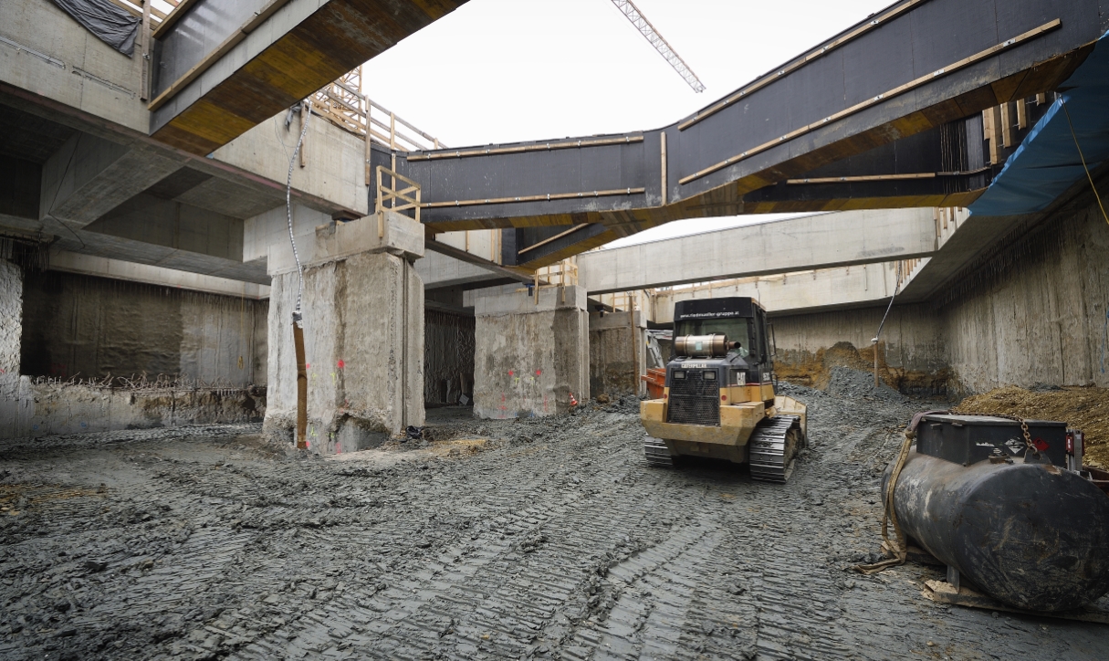 U2 Baustelle Matzleinsdorfer Platz