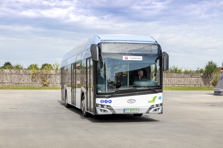 Wasserstoffbus Testbus Präsentation Leopoldau