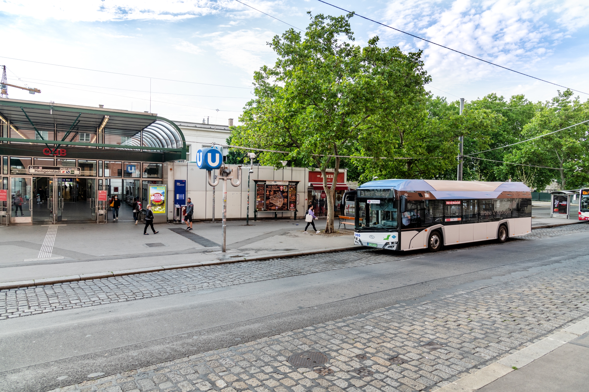 Wasserstoffbus Testbus Testfahrt Linie 39A