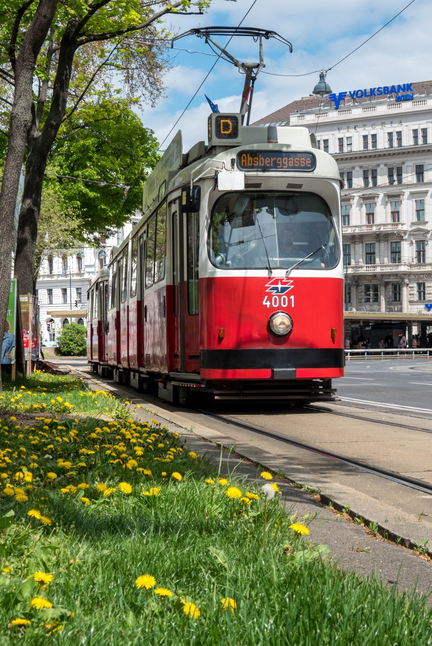 Linie D Type E2-c5 beim Schottentor
