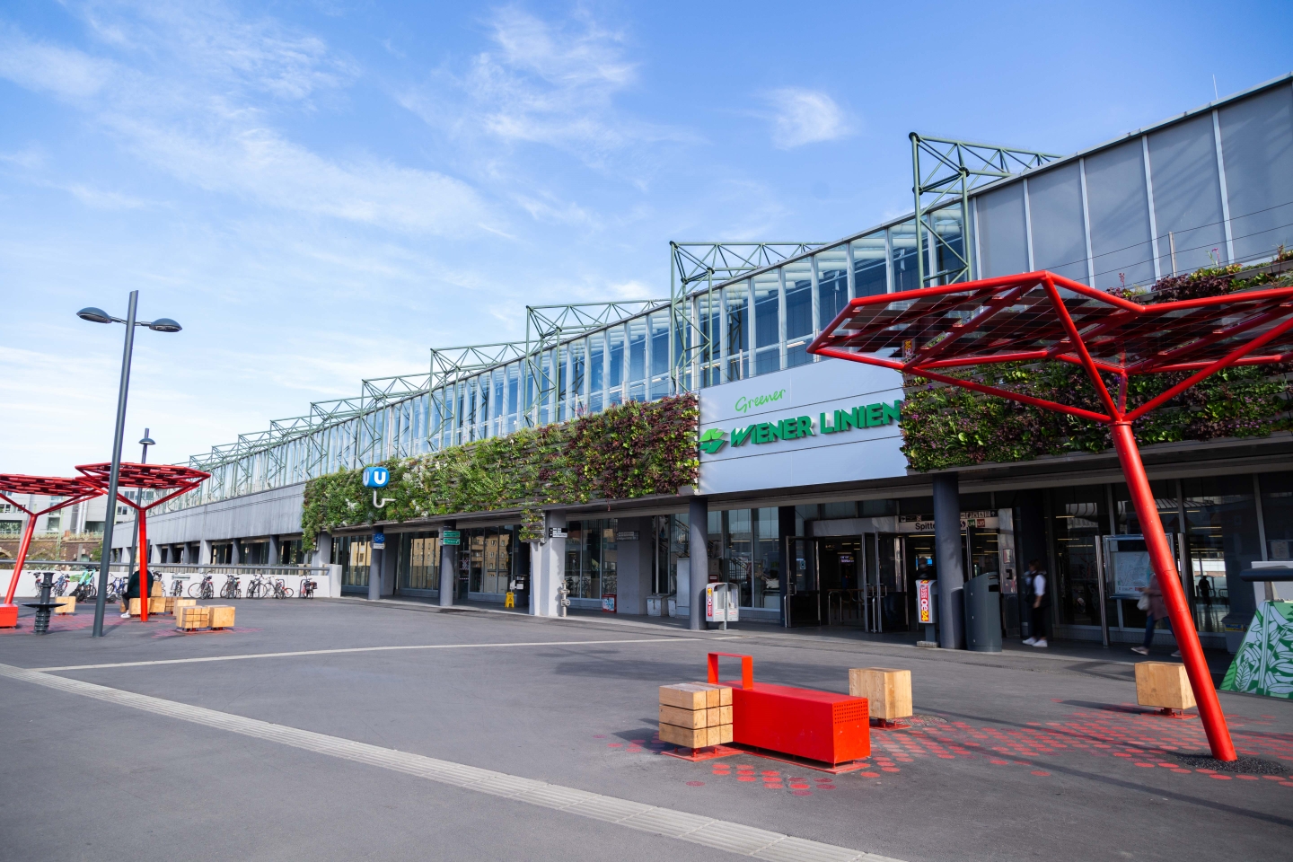 U-Bahn Haltestelle U6 Spittelau Greener Linien