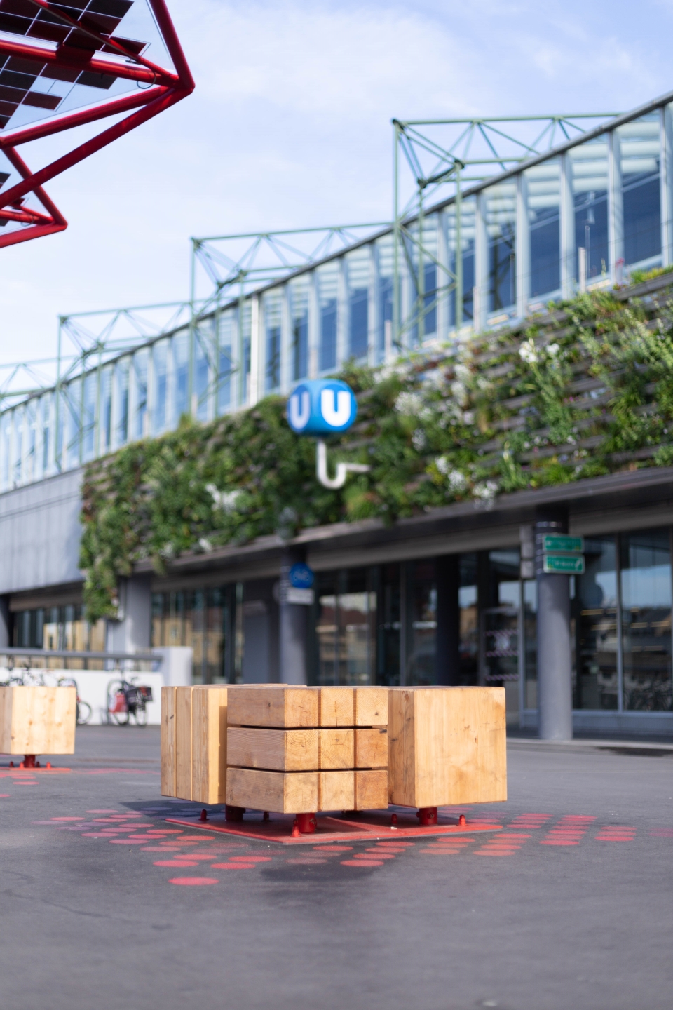 U-Bahn Haltestelle U6 Spittelau Greener Linien