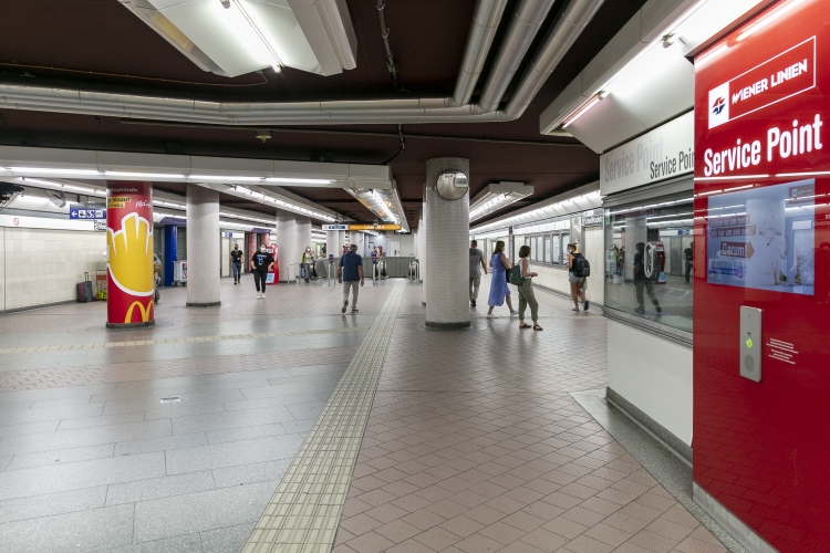 U6 Station Bahnhof Meidling Zwischengeschoß