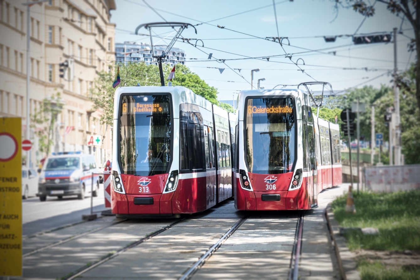 Linie 6 Fahrtrichtung Burggasse-Stadthalle