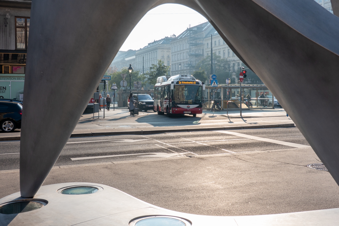 Bus Linie 2A Opernring, Kärntnerstraße