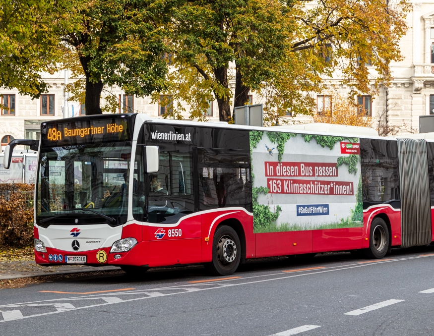 Bus Branding Klimaschützer*innen