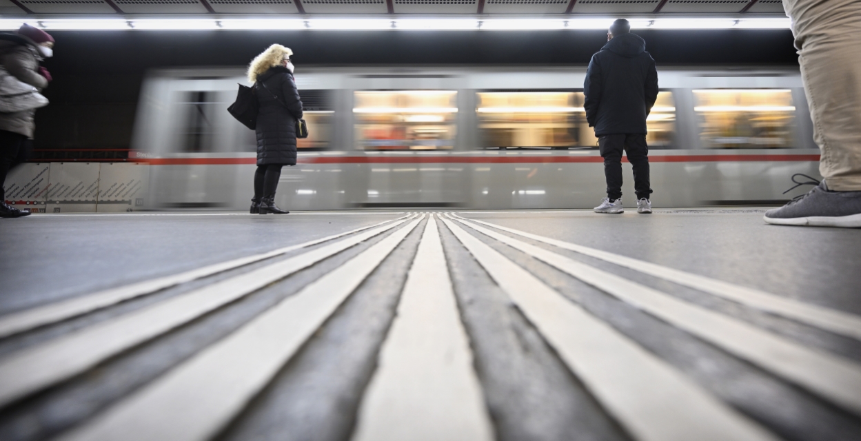 Station der Linien U3 Stephansplatz