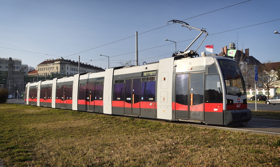 Ulf der Linie 6 nahe der Station Margaretengürtel