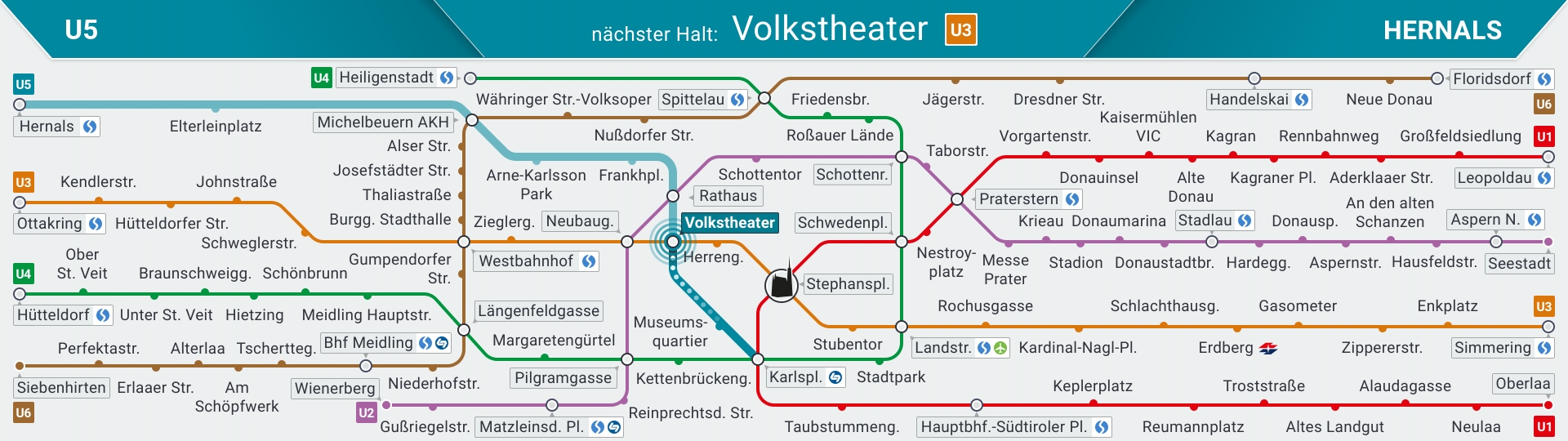 Ansicht der neuen Fahrgastinfo Plus im X-Wagen